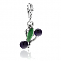Mirto Charm in Sterling Silver and Enamel
