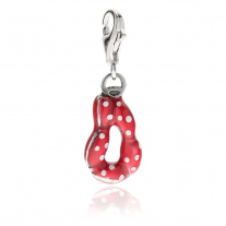 Sausage Charm in Sterling Silver and Enamel