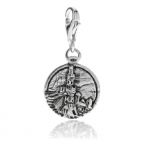 Genoa Lantern Charm in Sterling Silver