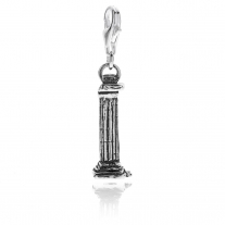 Magna Grecia Column Charm in Sterling Silver