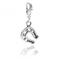 Horseshoe Charm in Sterling Silver
