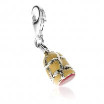 Bresaola Charm in Sterling Silver and Enamel