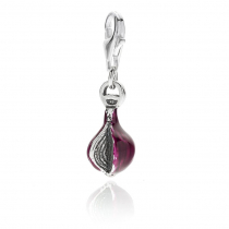 Tropea Onion Charm in Sterling Silver and Enamel