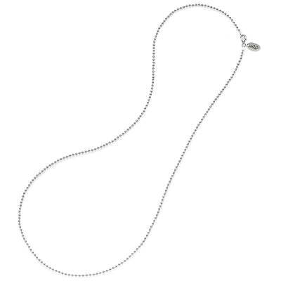 Boule Necklace 80 cm in Sterling Silver