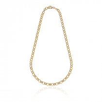 Rolò Light Halskette aus Gold Sterlingsilber 45 cm 