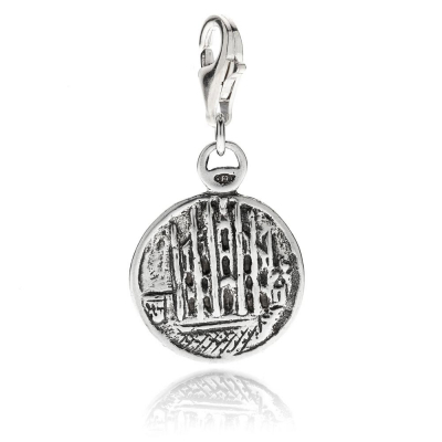 Mailand Cathedral Charm in Silber